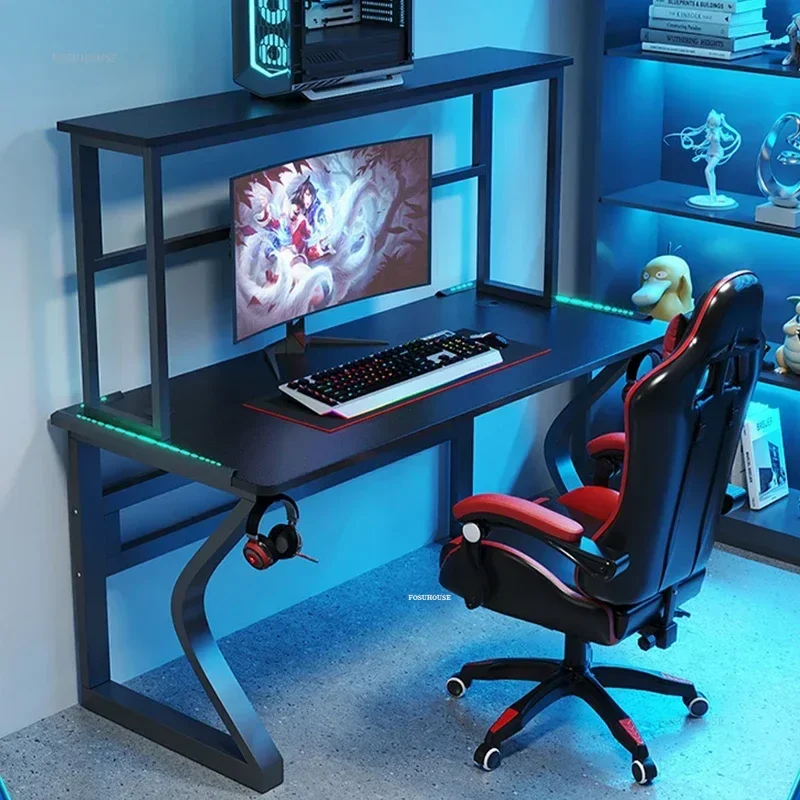 Pc Gaming Cafe - # Internetcafé Bureaucomputertafels Kantoor thuis Dubbele