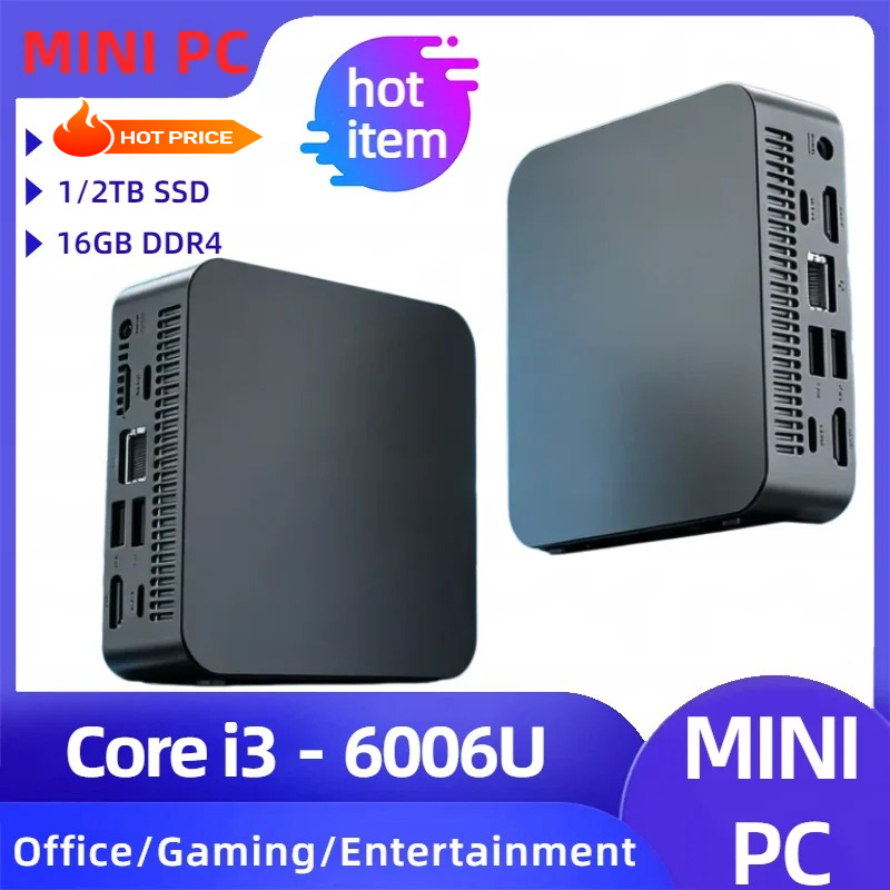 Pc Gaming All In One - All-in-one mini-gamingkantoor-pc i3-6006U 32GB RAM 1TB-2TB