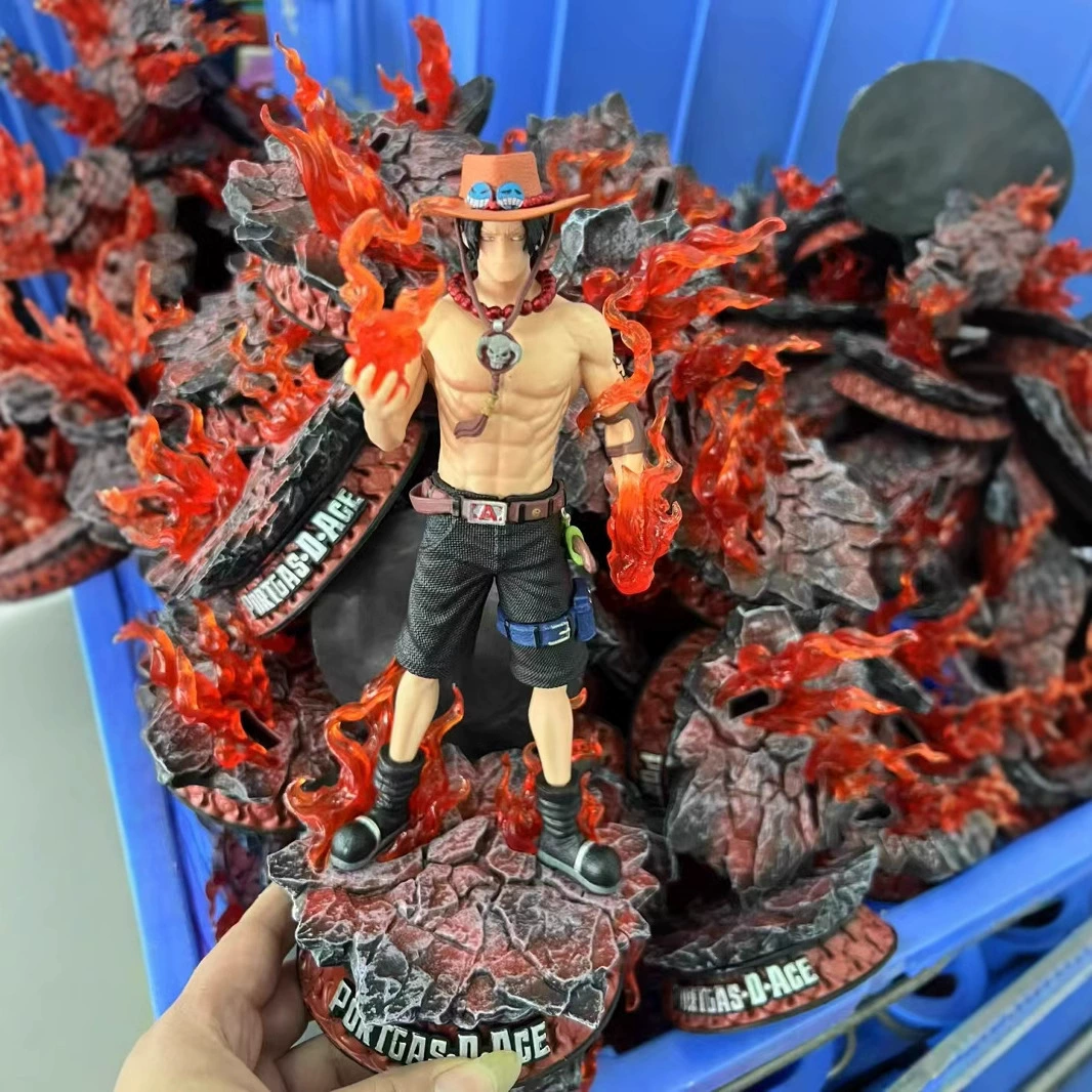 Pc Gaming Y60 - One Piece Anime Displayfiguur Cross-Arm Fire