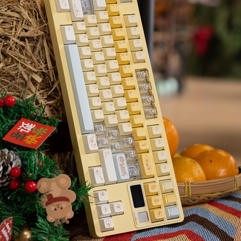 Pc Gaming Yellow - Fruitwinkel Thema Keycap Set PBT+PC Aangepaste
