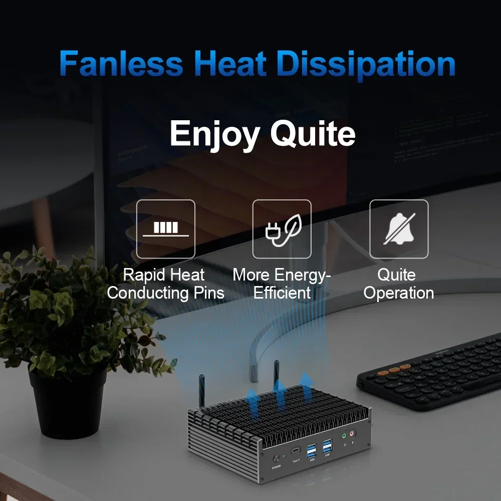 Nieuwe ventilatorloze mini gam - Pc Gaming I7 recensie en prijs