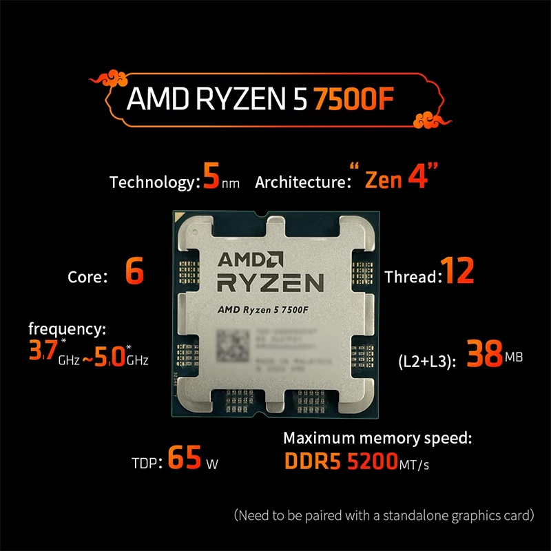 AMD Ryzen 5 7500F AM5 5nm Gami - Pc Gaming Amd Ryzen 5 recensie en prijs