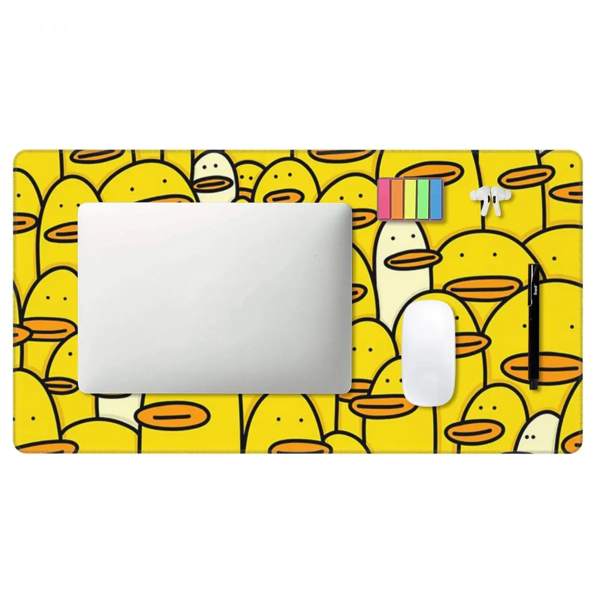 Grote muismat Cartoon Geel Rub - Pc Gaming Yellow recensie en prijs