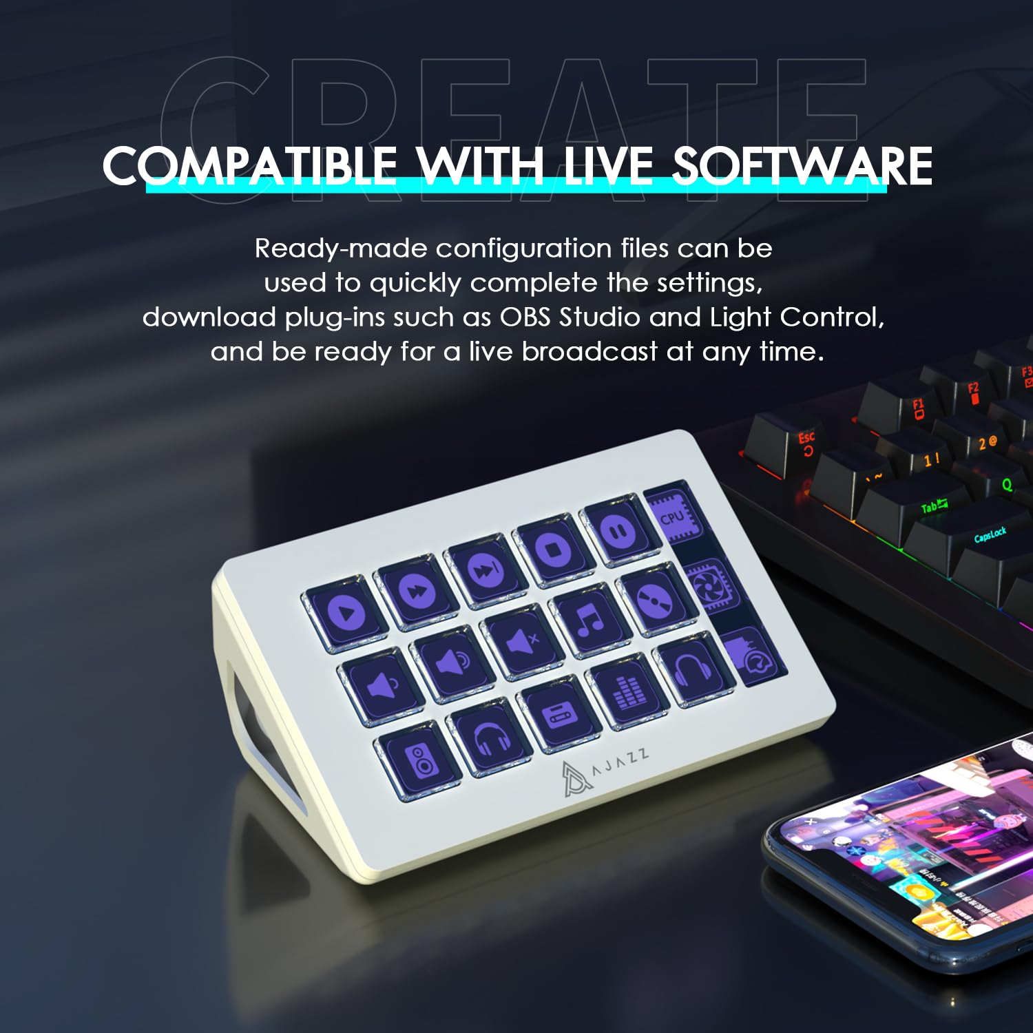 ATTACK SHARK x AJAZZ AKP153 ST - Stream Deck recensie en prijs