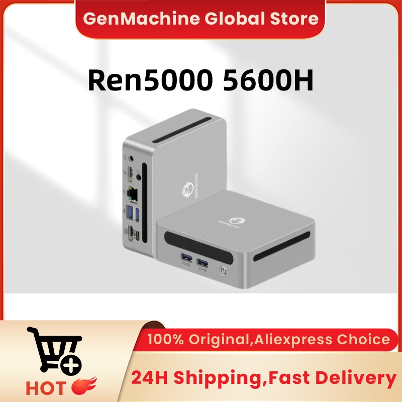    GenMachine Mini PC AMD Ryz - Pc Gaming Amd Ryzen 5 recensie en prijs