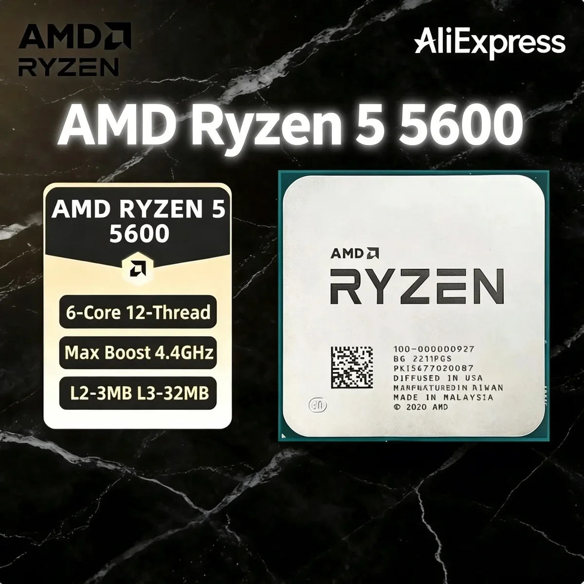 AMD Ryzen 5 5600 Processor AMD - Pc Gaming Amd Ryzen 5 recensie en prijs