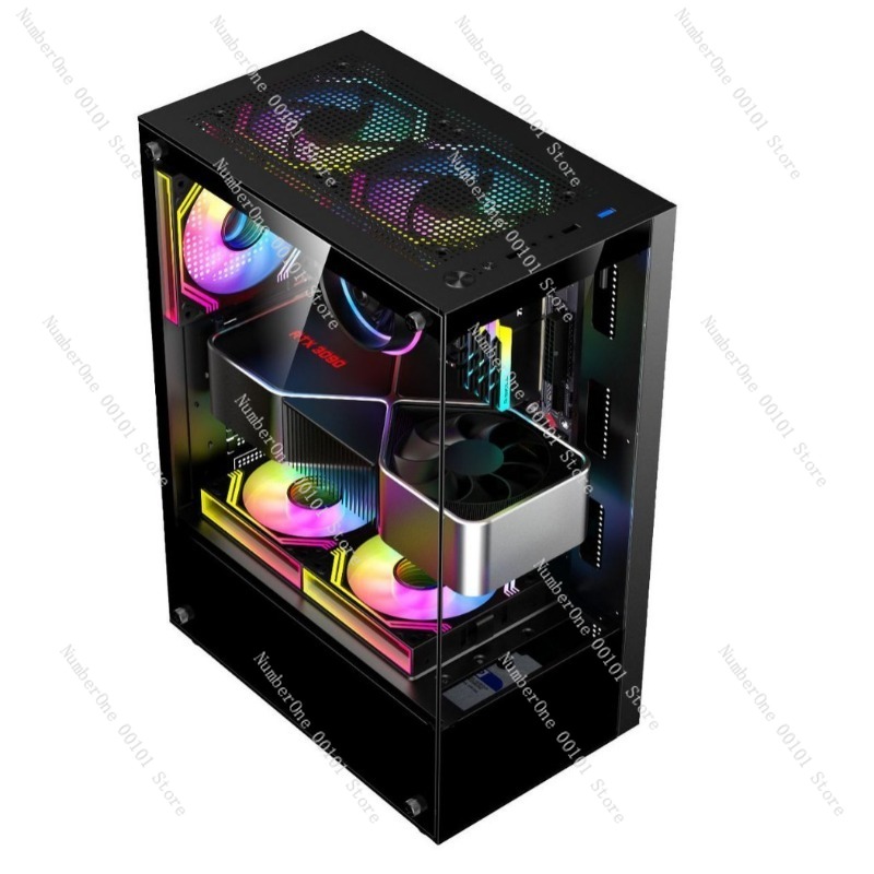 Volledig transparante computer - Pc Gaming Cafe recensie en prijs